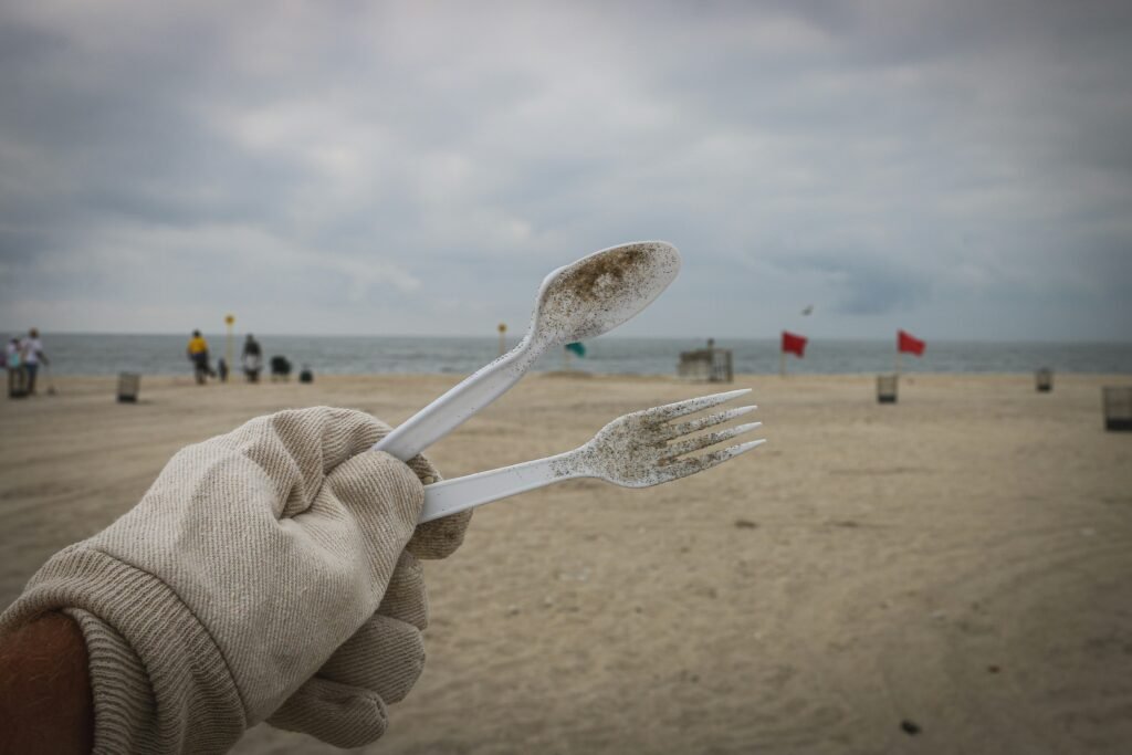 Lifespan of plastic utensils.