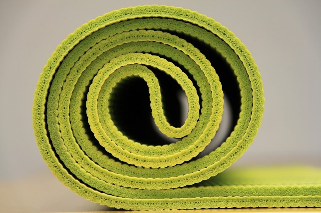 eco friendly yoga mat. 